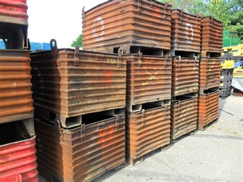 used steel floor boxes|steel storage containers for sale.